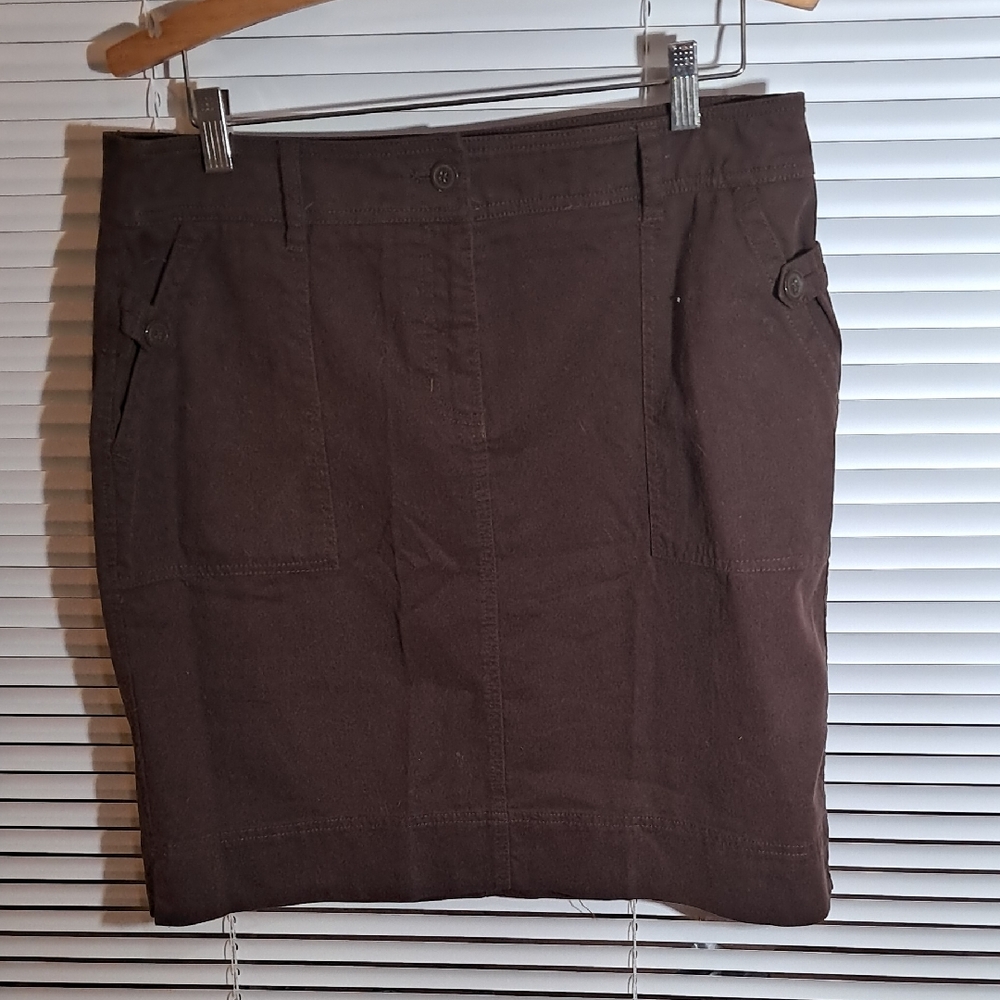 Jones New York Brown Skirt